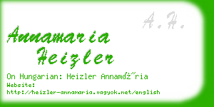 annamaria heizler business card